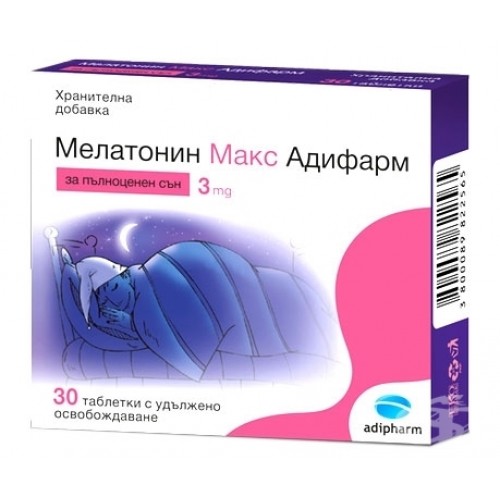Melatonin MAX - 30tabs (3mg/tab)