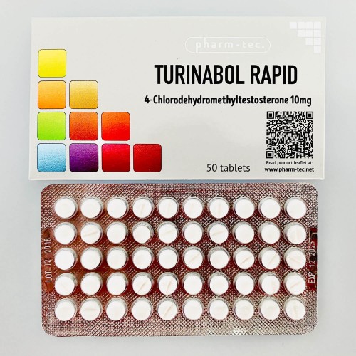Turinabol Rapid (4-chlorodehydromethyltestosterone) - 50tabs (10mg/tab)